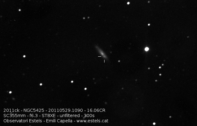 20110529_SN2011ck_ngc5425_300s